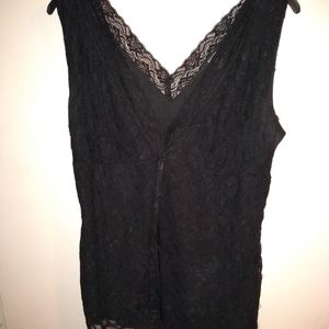 Lace black blouse